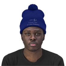 Load image into Gallery viewer, Mathematical &quot;Who is God&quot; Pom Pom Beanie