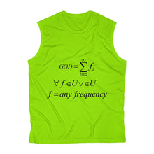 Load image into Gallery viewer, Men&#39;s Sleeveless Mathematical &quot;Who is God&quot; Performance Tee