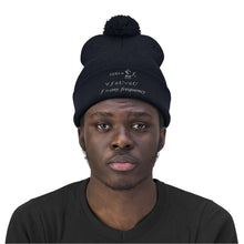 Load image into Gallery viewer, Mathematical &quot;Who is God&quot; Pom Pom Beanie