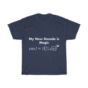 Unisex Mathematical "I Love U" Heavy Cotton Tee