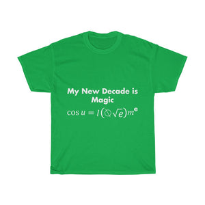 Unisex Mathematical "U Love Me" Heavy Cotton Tee