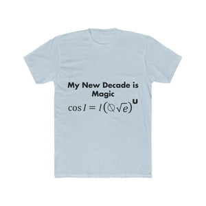 Men's Mathematical "I Love U" Cotton Crew Tee