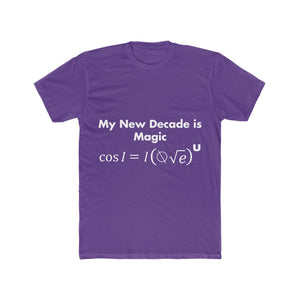 Men's Mathematical "I Love U" Cotton Crew Tee