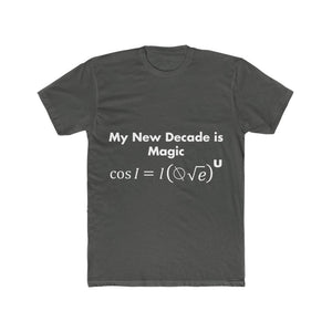 Men's Mathematical "I Love U" Cotton Crew Tee