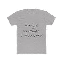 Load image into Gallery viewer, Men&#39;s Mathematical &quot;Who is God&quot; Cotton Crew Tee