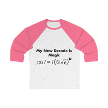 Load image into Gallery viewer, Unisex 3/4 Sleeve Mathematical &quot;I Love U&quot; Baseball Tee