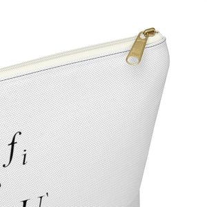 Mathematical "Who is God" Accessory Pouch w T-bottom