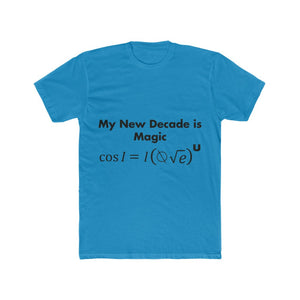 Men's Mathematical "I Love U" Cotton Crew Tee