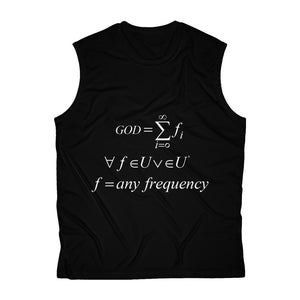 Men's Sleeveless Mathematical "Who is God" Performance Tee