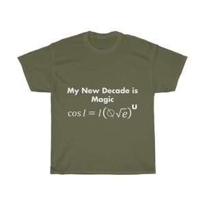 Unisex Mathematical "I Love U" Heavy Cotton Tee
