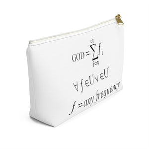 Mathematical "Who is God" Accessory Pouch w T-bottom