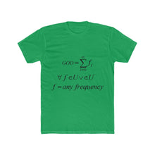 Load image into Gallery viewer, Men&#39;s Mathematical &quot;Who is God&quot; Cotton Crew Tee