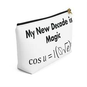Mathematical "U Love Me" Accessory Pouch w T-bottom
