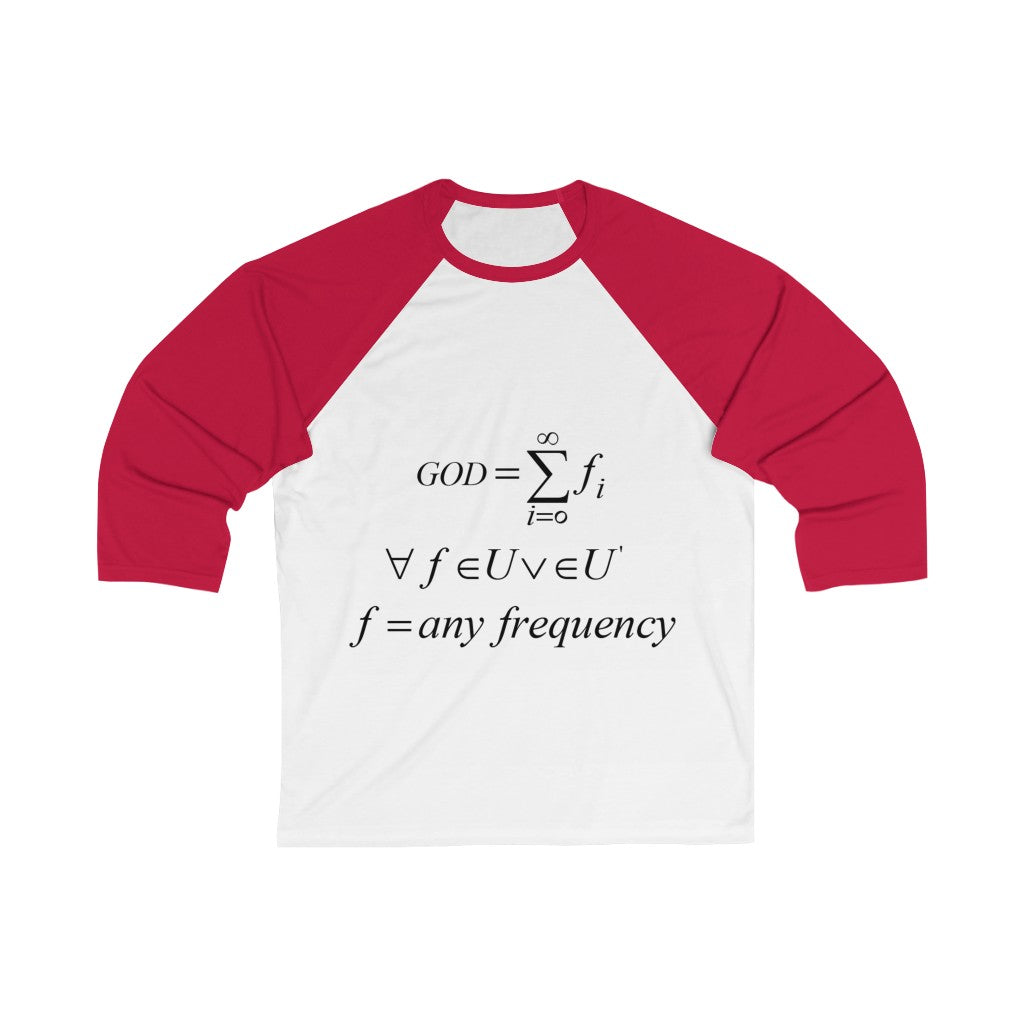 Unisex 3/4 Sleeve Mathematical 